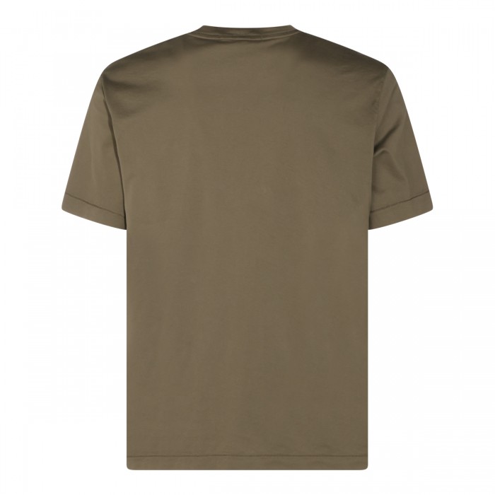 MILITARY GREEN COTTON T-SHIRT 2