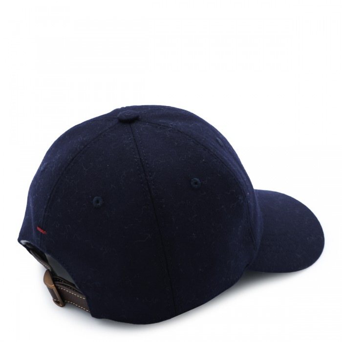 NAVY COTTON BASEBALL CAP 2