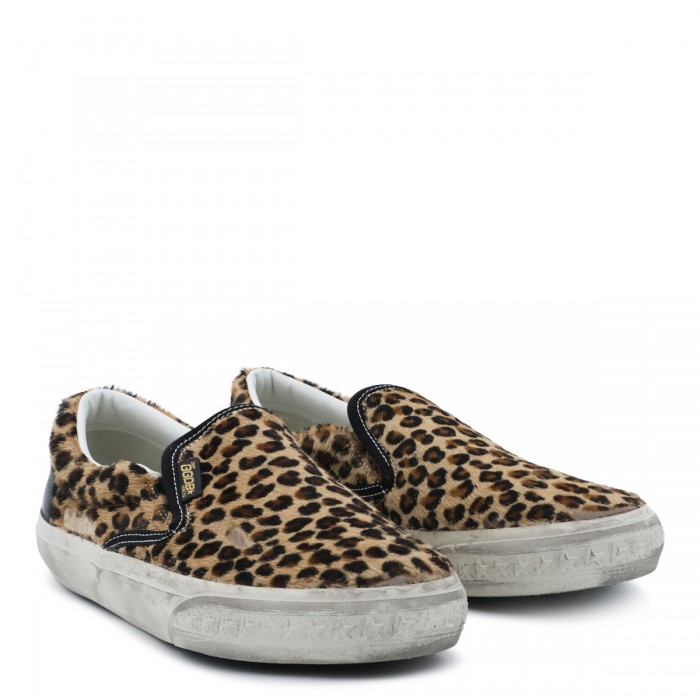 LEOPARD PONYSKIN SLIP ON... 2