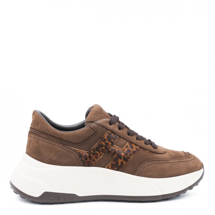 BROWN SUEDE HI-FI SNEAKERS