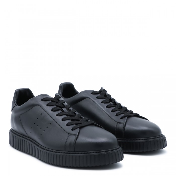 BLACK LEATHER H-STRIPES... 2