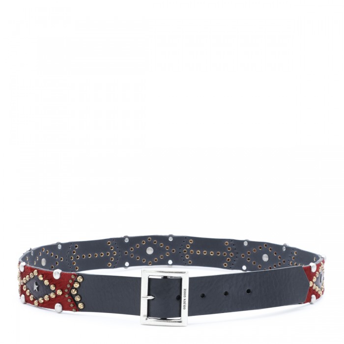 BLACK LEATHER BELT
