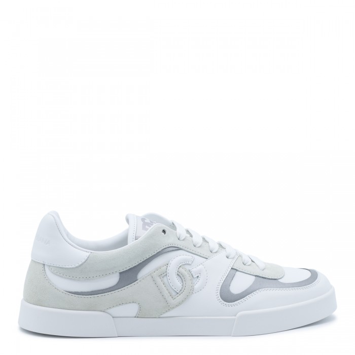 WHITE LEATHER PORTOFINO...