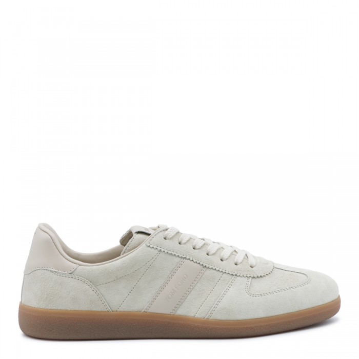 CREAM LEATHER SNEAKERS