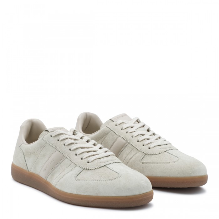 CREAM LEATHER SNEAKERS 2