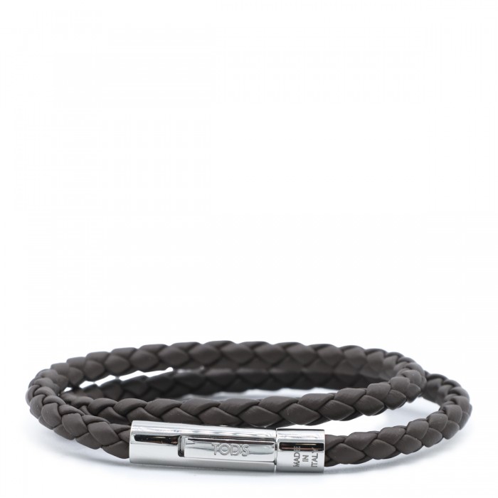 DARK BROWN LEATHER BRACELET