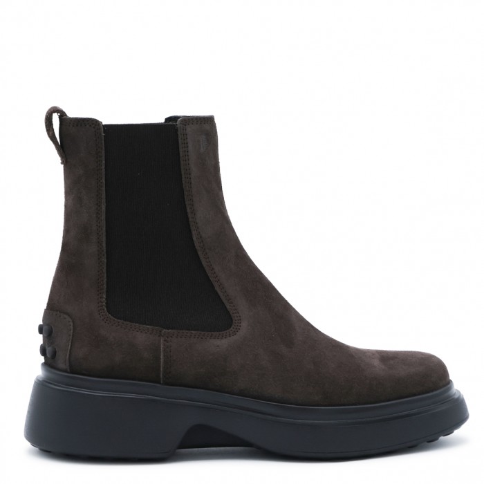 DARK BROWN SUEDE BOOTS