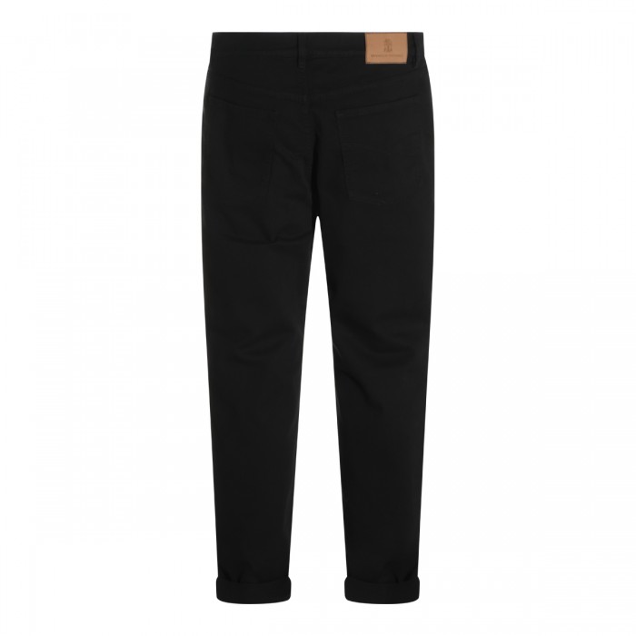 BLACK COTTON JEANS 2