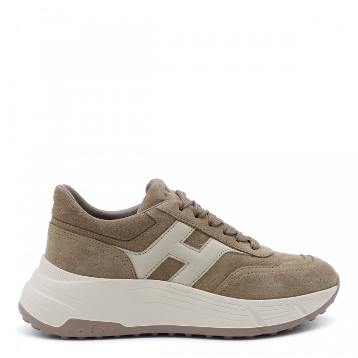 BEIGE SUEDE HI-FI SNEAKERS