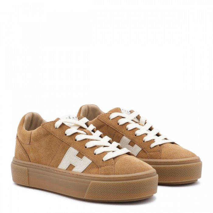 BEIGE SUEDE CROSSWIND SNEAKERS 2