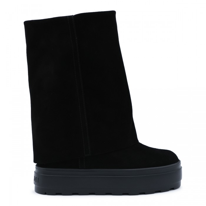 BLACK SUEDE BOOTS
