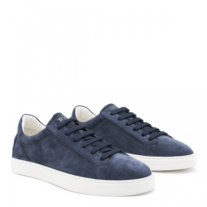 BLUE SUEDE GOMMINO SNEAKERS 2