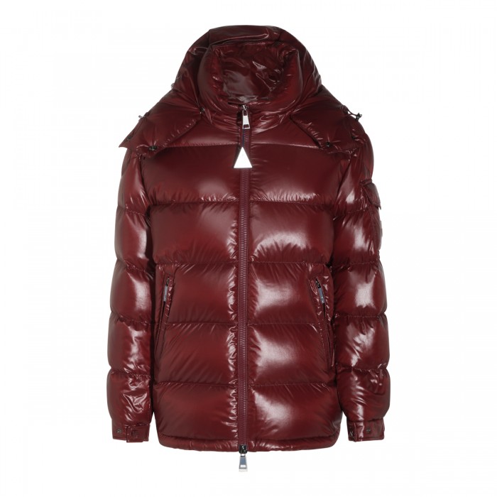 BURGUNDY PUFFER MAIRE DOWN...