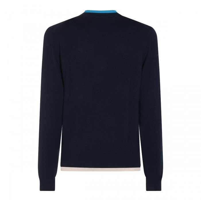 BLUE CASHMERE SWEATER 2
