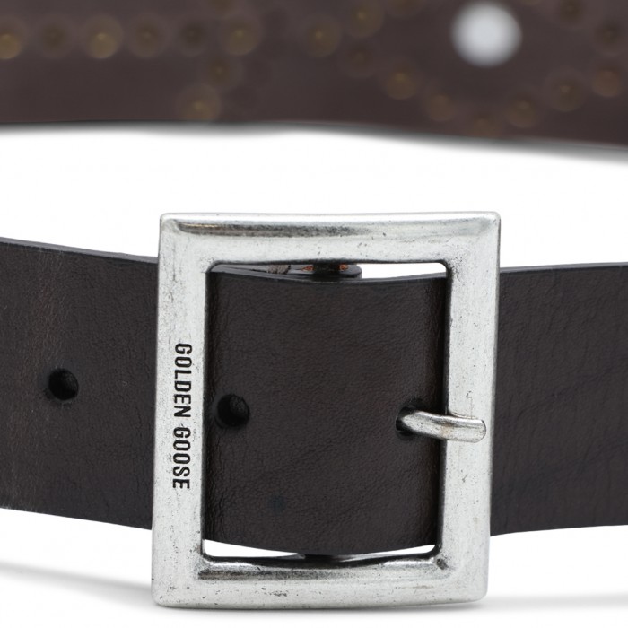 MAHOGANY LEATHER BELT 2