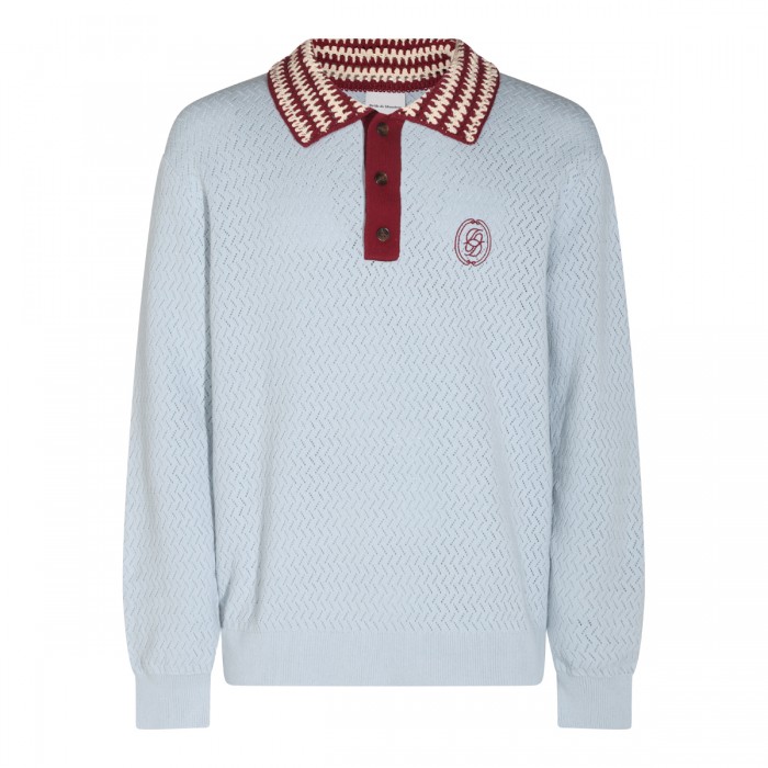 LIGHT BLUE MIRROR COTTON...