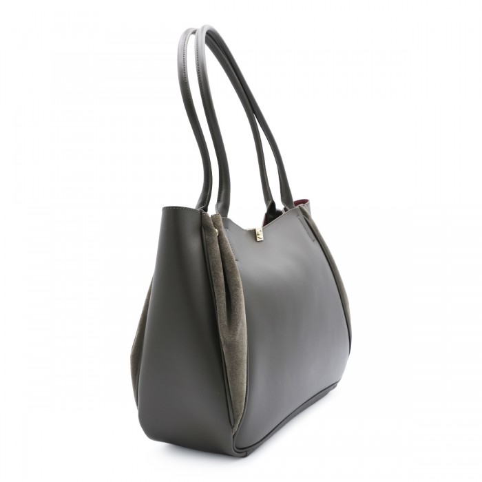 MUD LEATHER PANSY TOTE 2