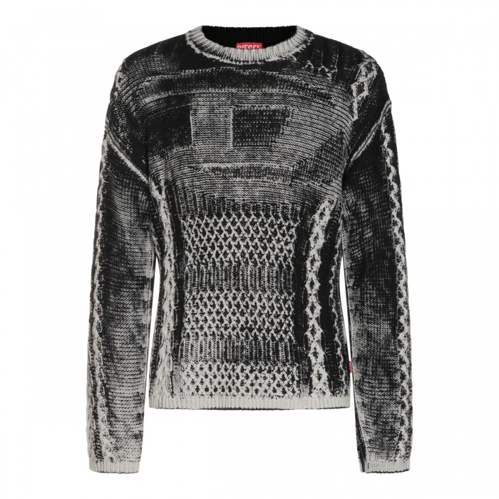 BLACK COTTON SWEATER