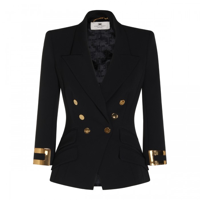 BLACK STRETCH BLAZER