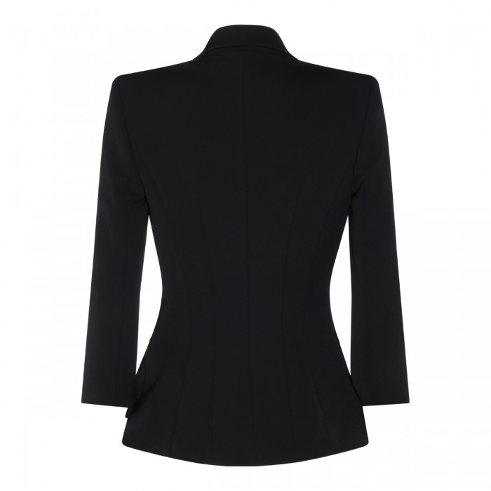 BLACK STRETCH BLAZER 2