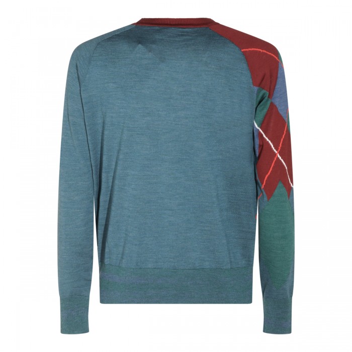 MULTICOLOR WOOL ARGYLE JUMPER 2