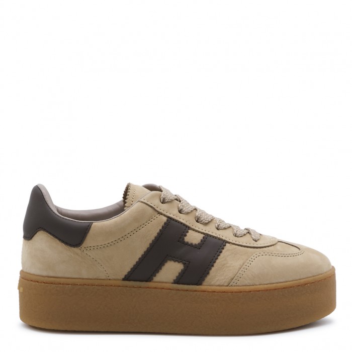 BEIGE SUEDE COOL SNEAKERS