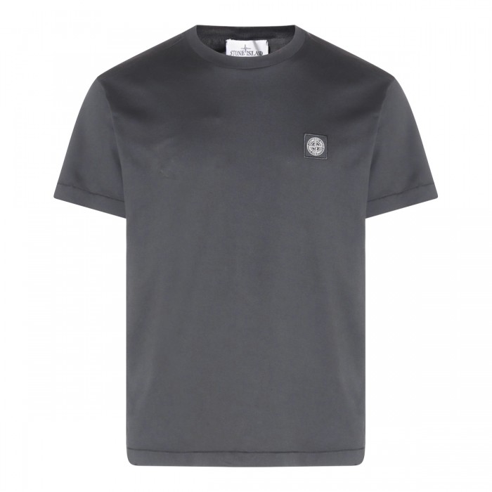 LEAD GREY COTTON T-SHIRT