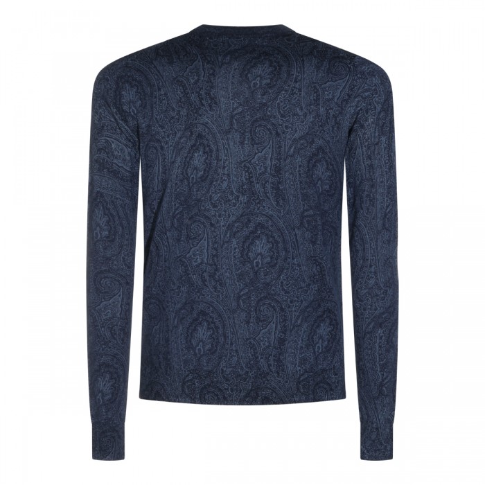 NAVY WOOL AND SILK BLEND... 2