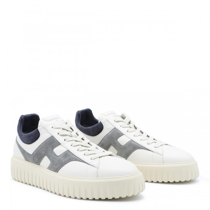 IVORY GREY AND BLUE LEATHER... 2