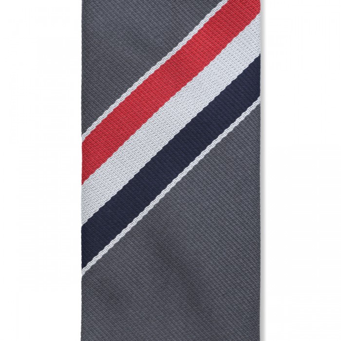 DARK GREY SILK TIE 2