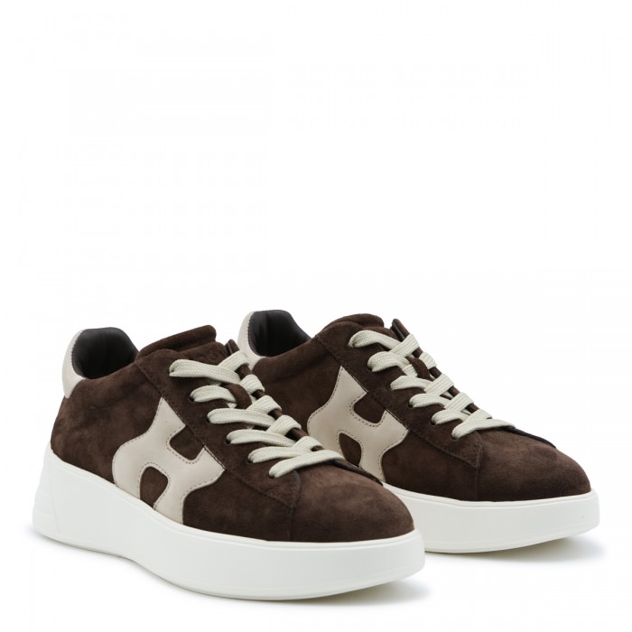 BROWN LEATHER REBEL SNEAKERS 2
