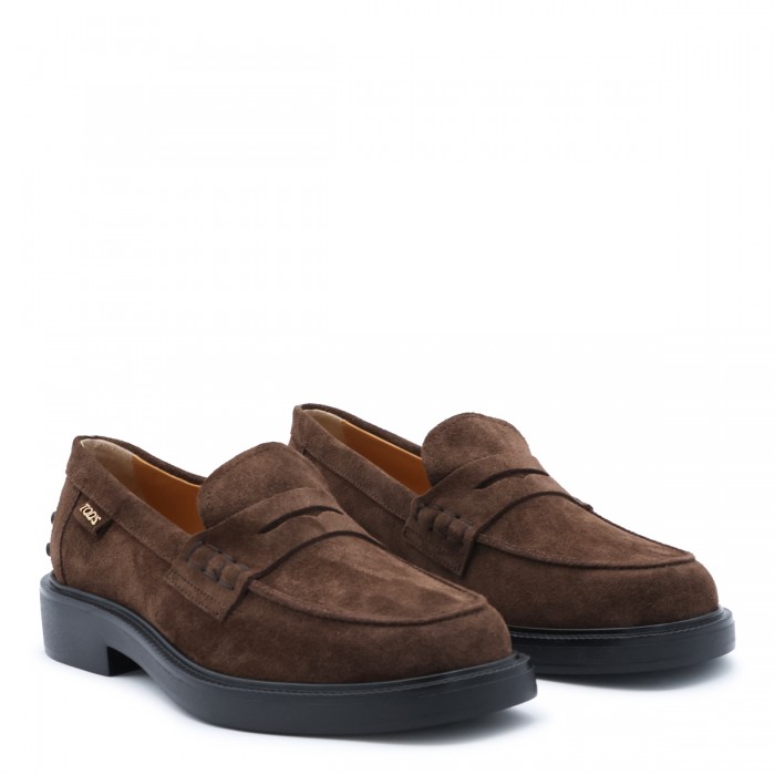 BROWN SUEDE LOAFERS 2