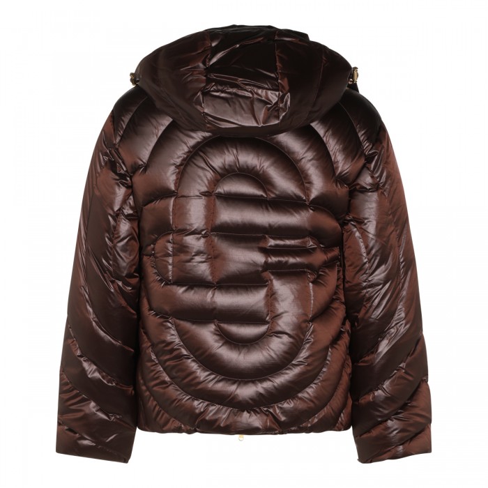 DARK BROWN QUILTED PUFFER... 2