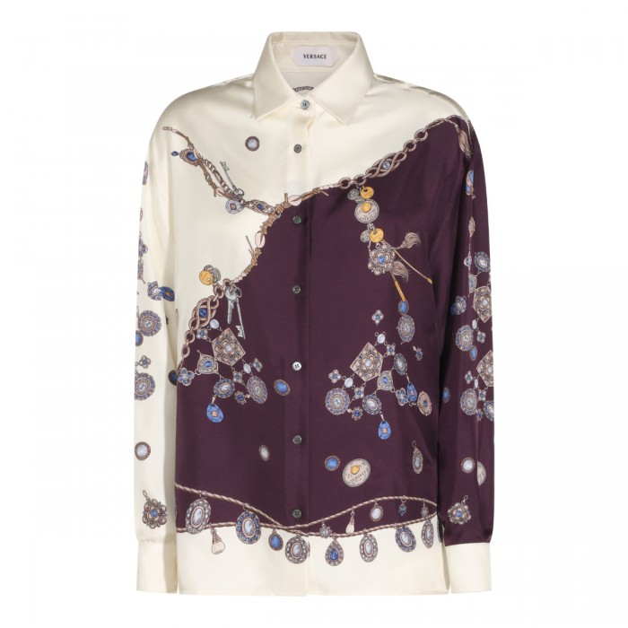 BURGUNDY WHITE AND GOLD...