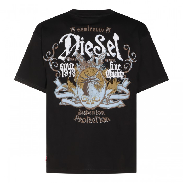 BLACK COTTON T-SHIRT 2