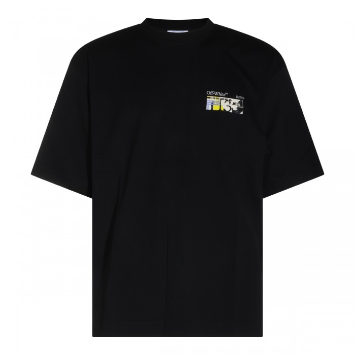 BLACK COTTON T-SHIRT