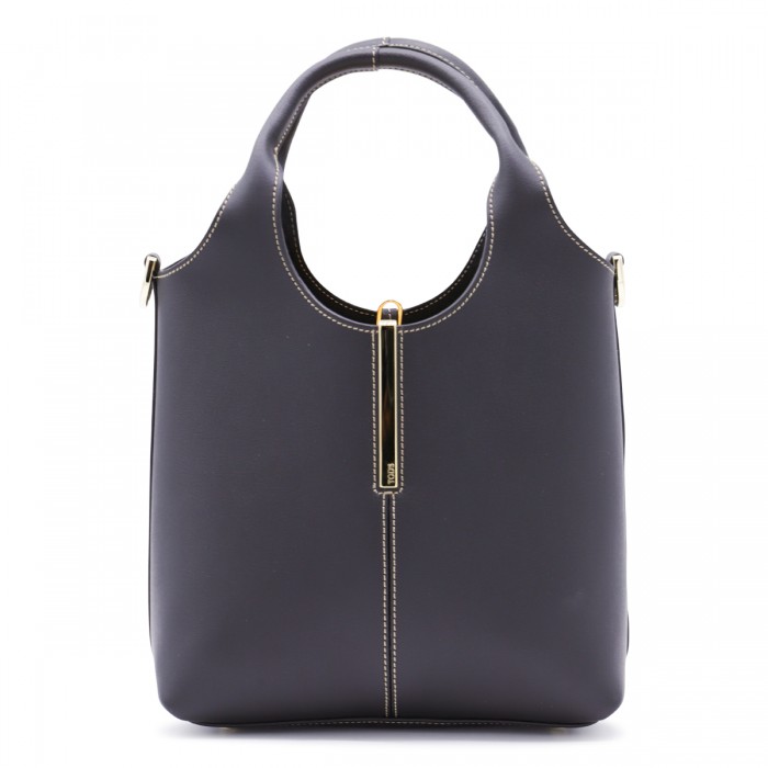 BLACK LEATHER TOTES