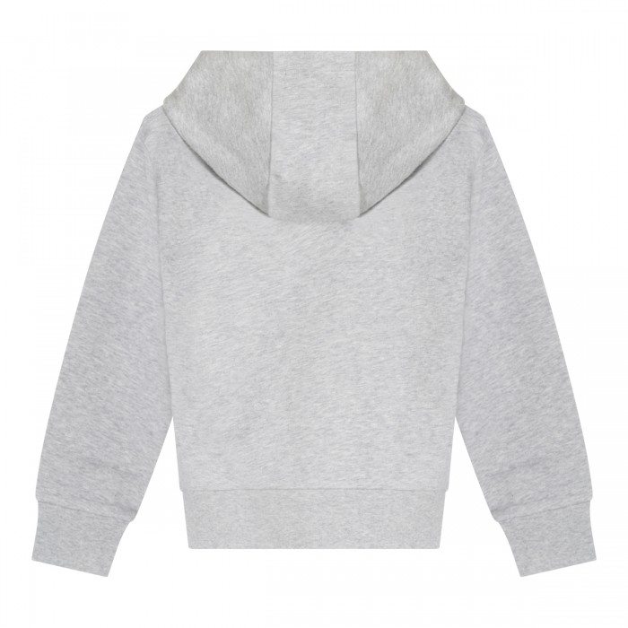 GREY COTTON HOODIE SWEATSHIRT 2