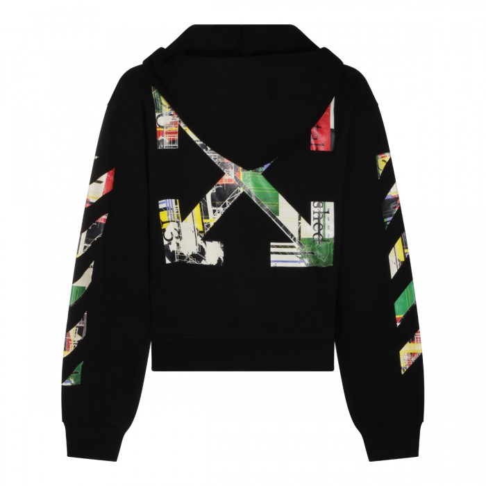 BLACK COTTON SWEATSHIRT 2