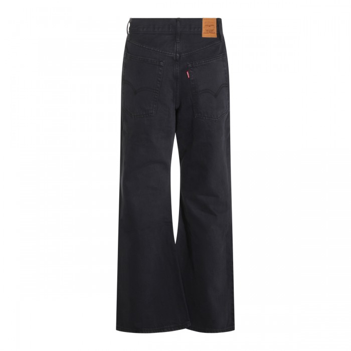 CHIPPED BLACK DENIM LOOSE... 2