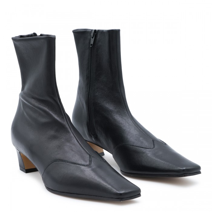 BLACK LEATHER NEVADA ANKLE... 2