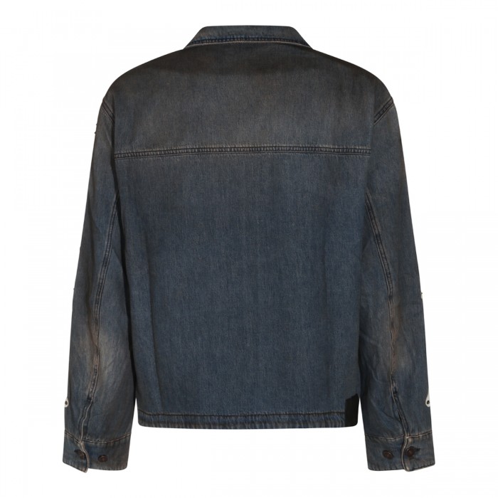 DARK GREY COTTON CASUAL JACKET 2
