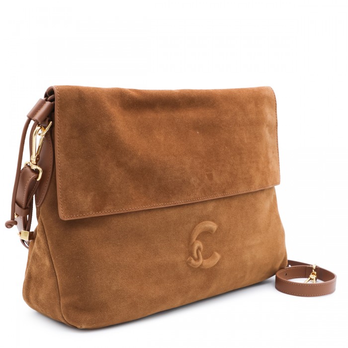 COGNAC SUEDE LIDIA SHOULDER... 2
