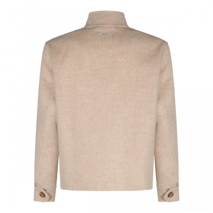 BEIGE SUEDE CASUAL JACKET 2