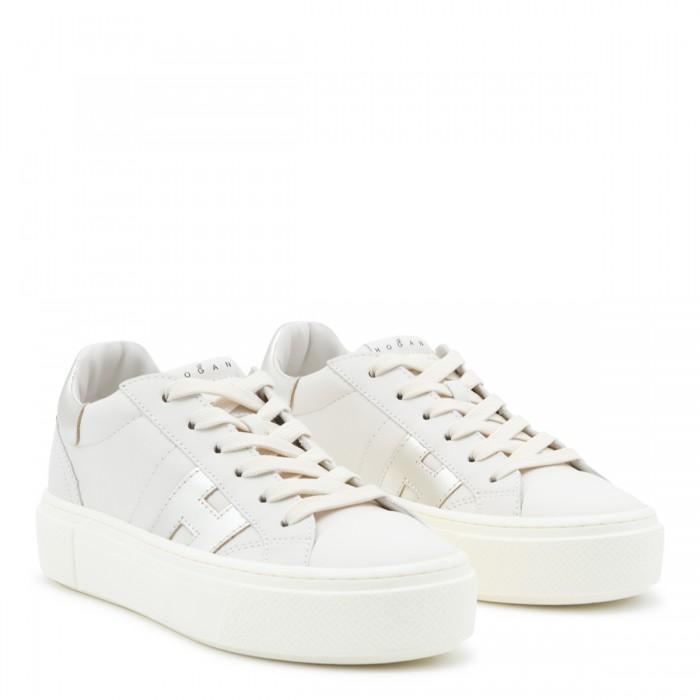 BEIGE AND SILVER LEATHER... 2