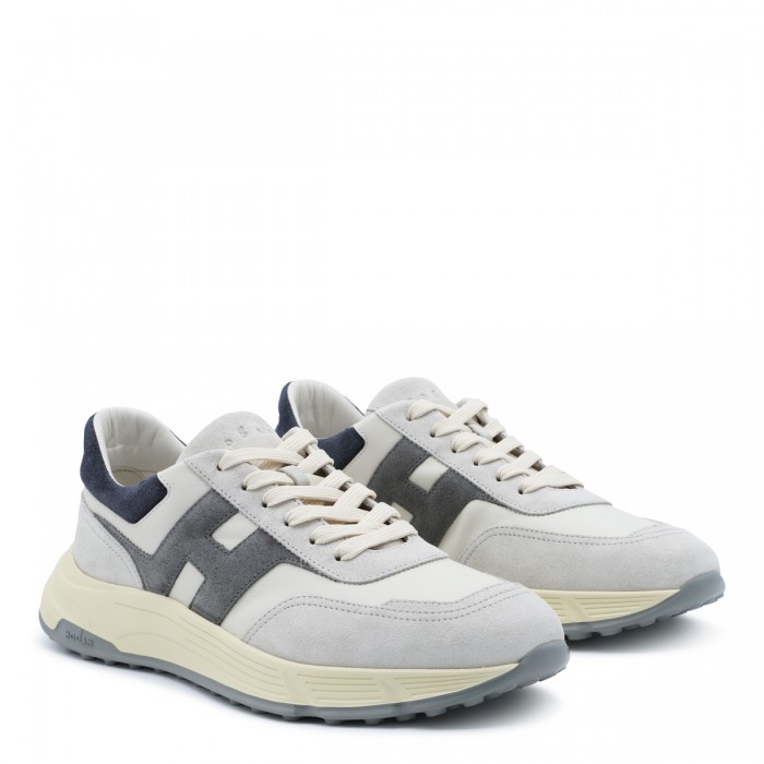 GREY IVORY AND BLUE LEATHER... 2