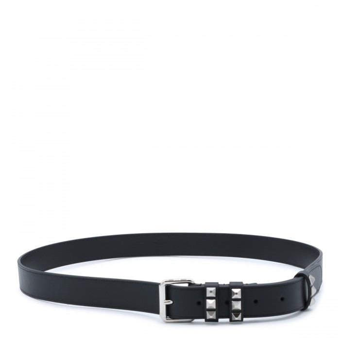 BLACK LEATHER BELT