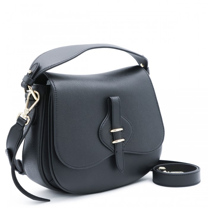BLACK LEATHER MAVERY MEDIUM... 2