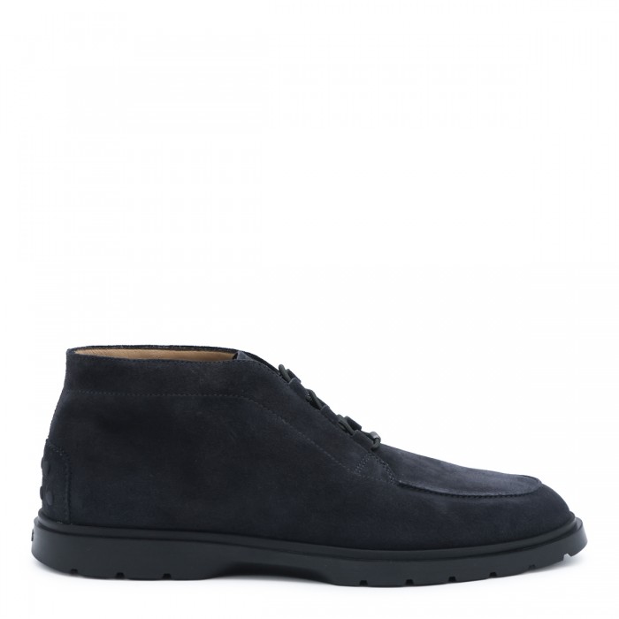 HEMATITE SUEDE BOOTS