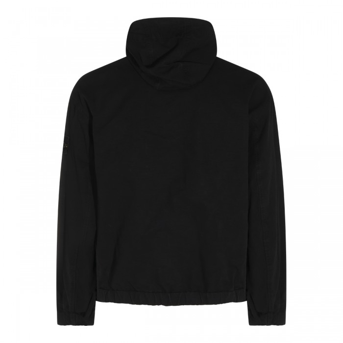 BLACK COTTON CASUAL JACKET 2